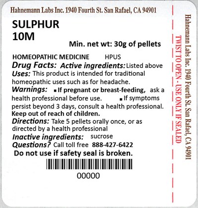 Sulphur 10M 30g.jpg Sulphur 10M 30g - Sulphur 10M 30g